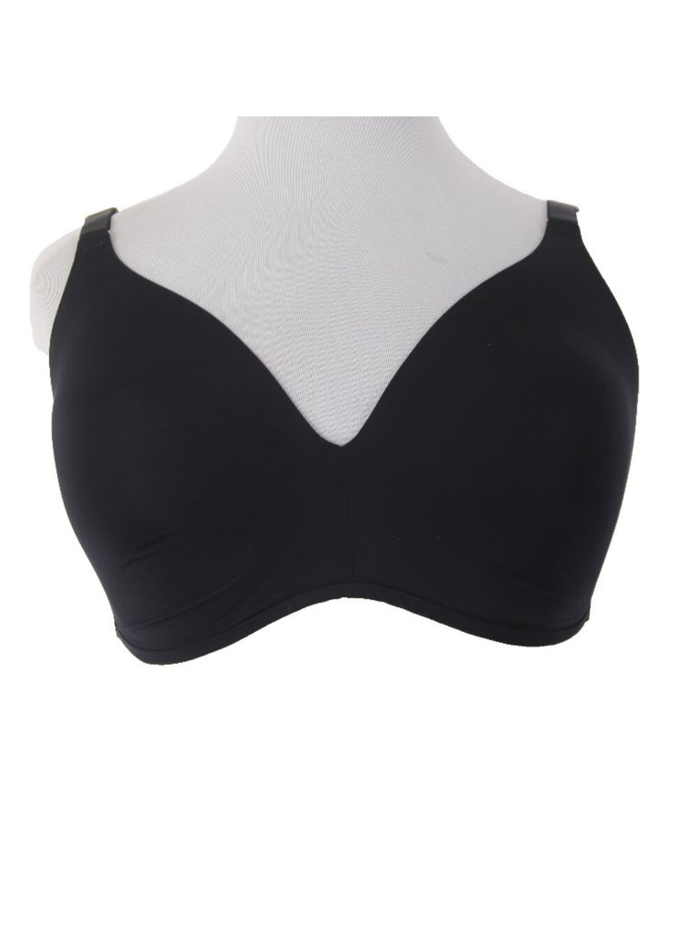 Soma Bra Vanishing 360 Sz 38G Black Wireless Slightly Padded Nylon Spandex Bra